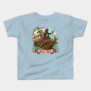 Pirate Ship Kids T-Shirt